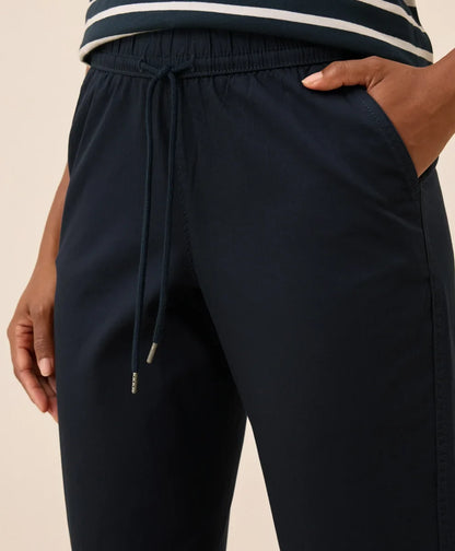 clearance daily twill ultra-high rise tapered pant