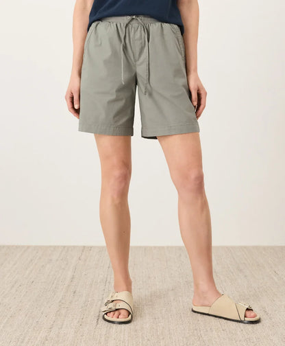 clearance stretch poplin short