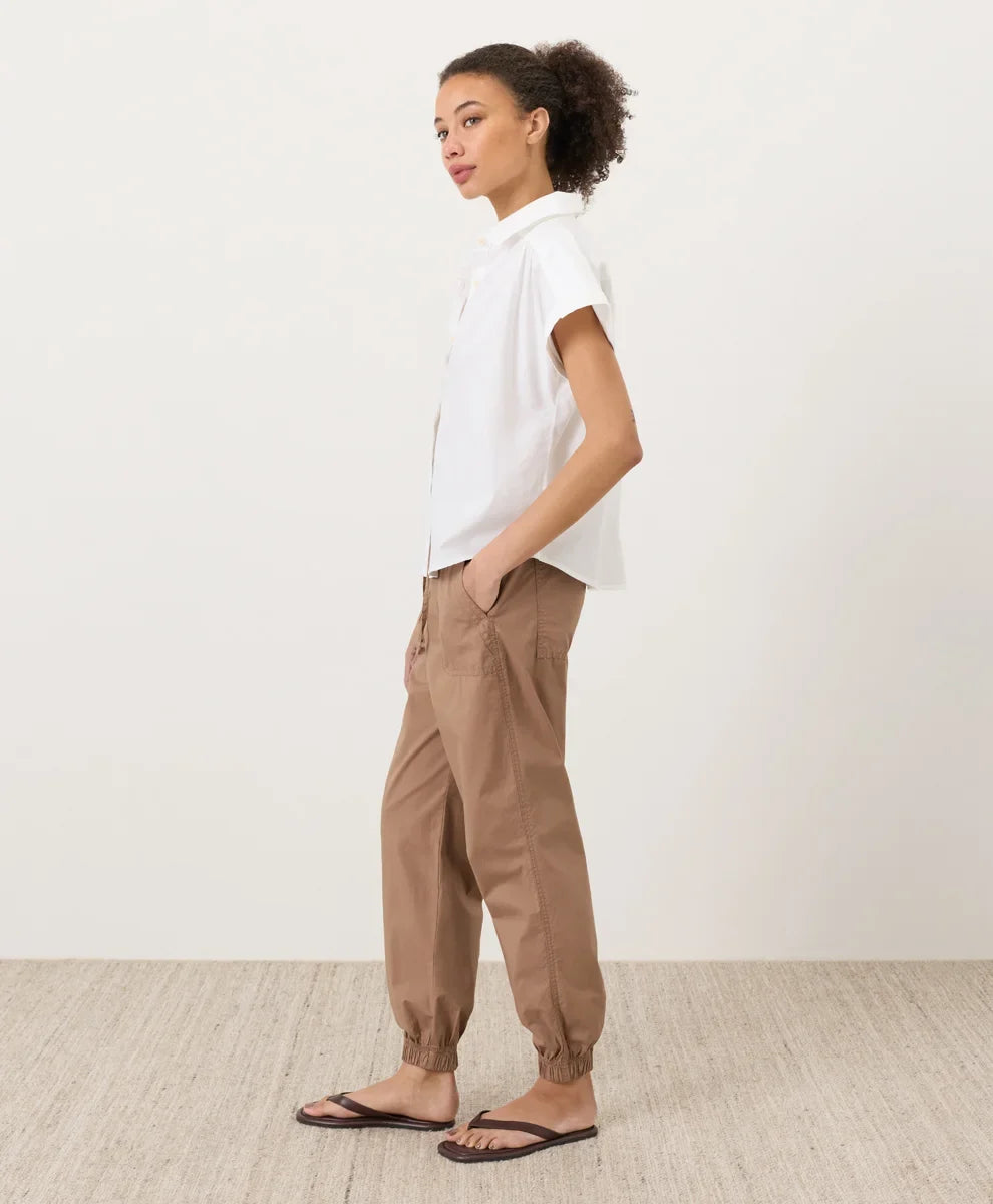 clearance stretch poplin jogger