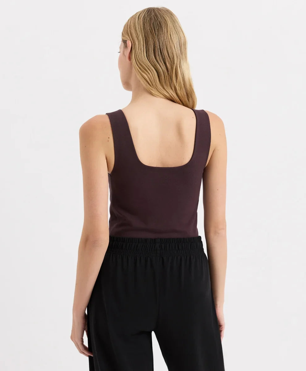 on the go-to square neck tank