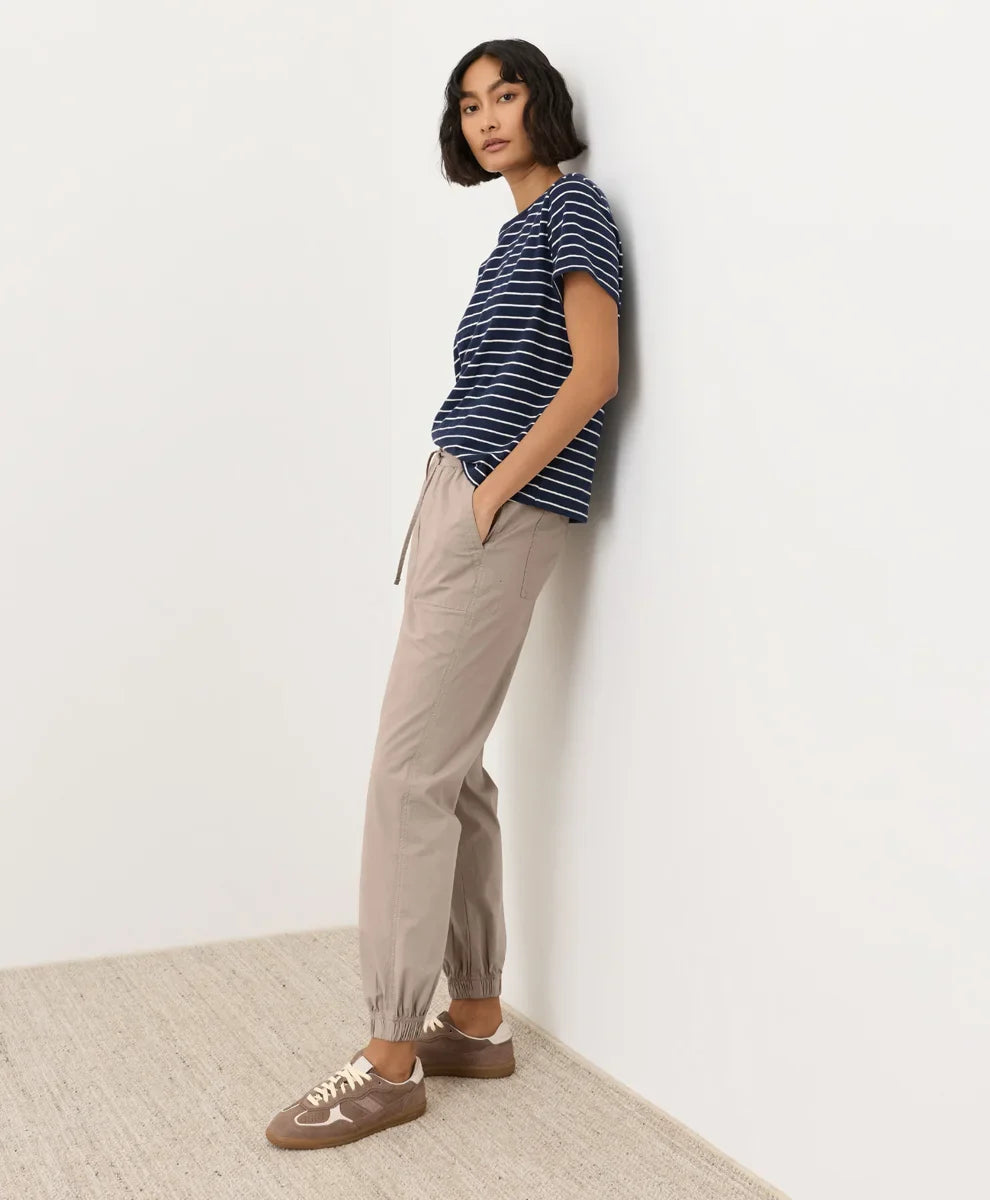 clearance stretch poplin jogger
