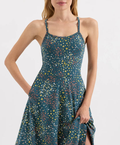 fit & flare midi dress