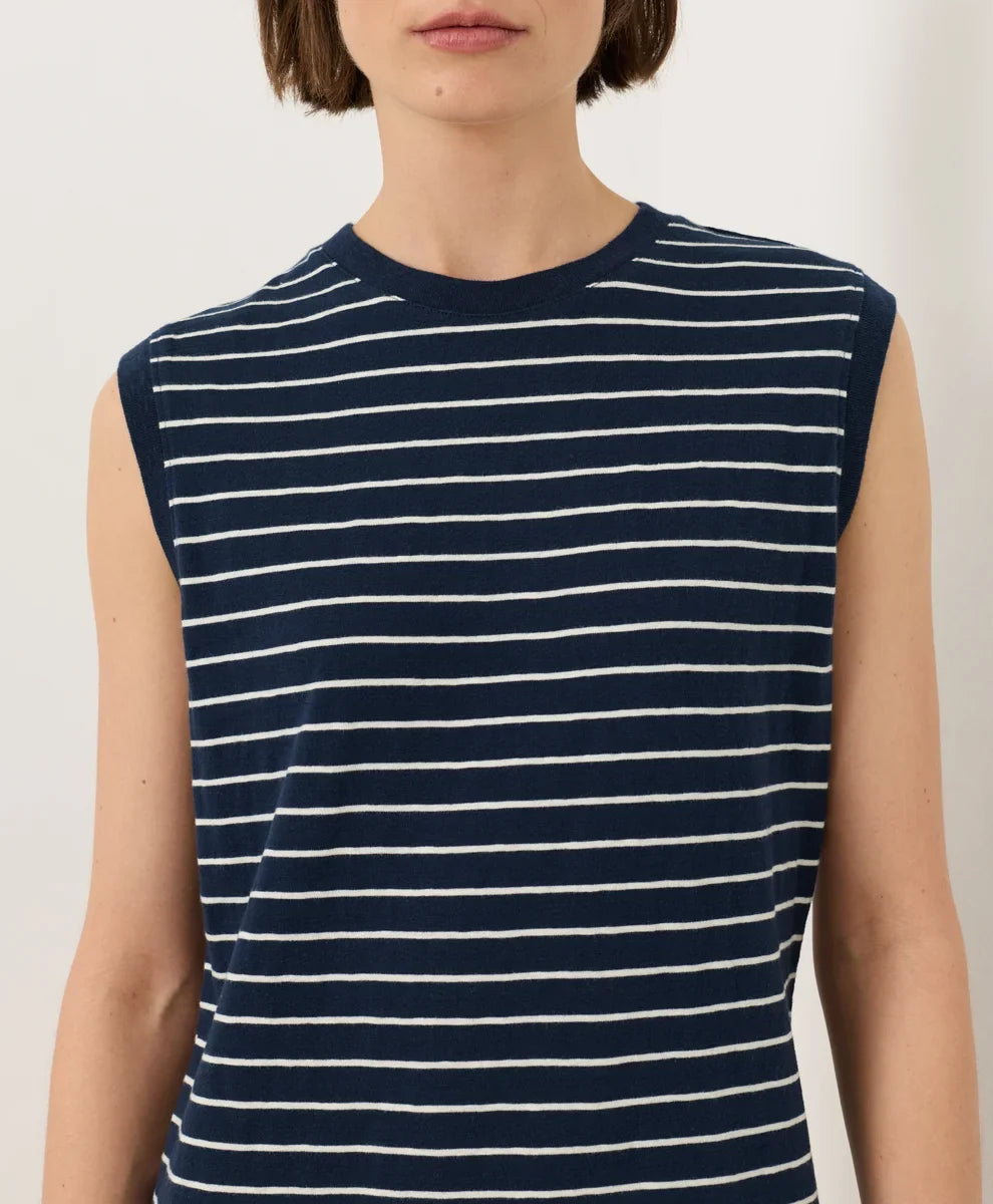 soft-slub essential easy muscle tee maxi dress