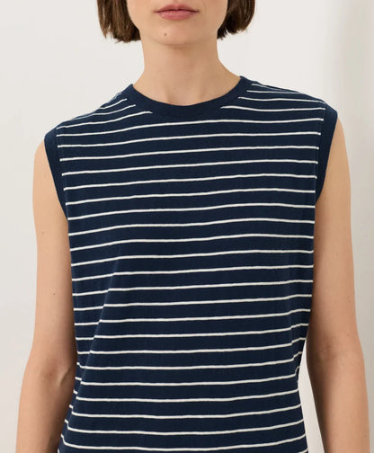 soft-slub essential easy muscle tee maxi dress