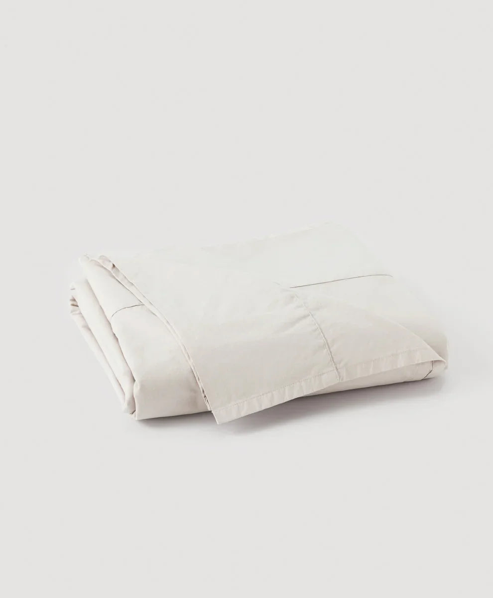 organic cool-air percale flat sheet