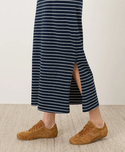 soft-slub essential easy muscle tee maxi dress