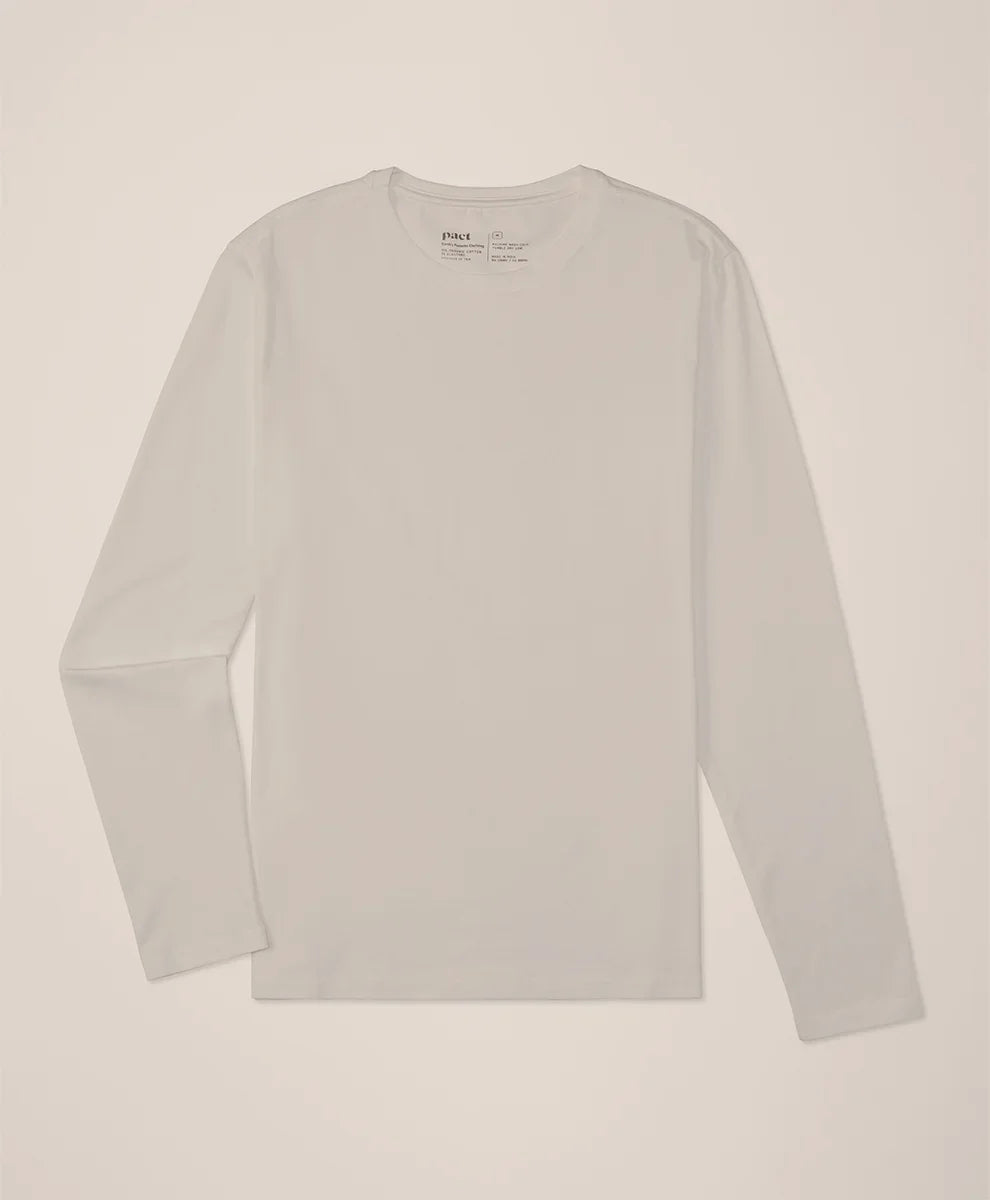 luxe essential slim long sleeve tee
