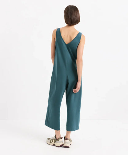 cool stretch cropped jumpsuit