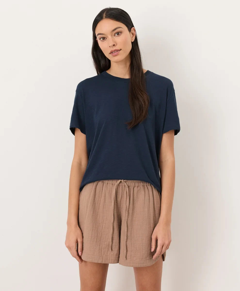 clearance featherweight slub relaxed crewneck tee