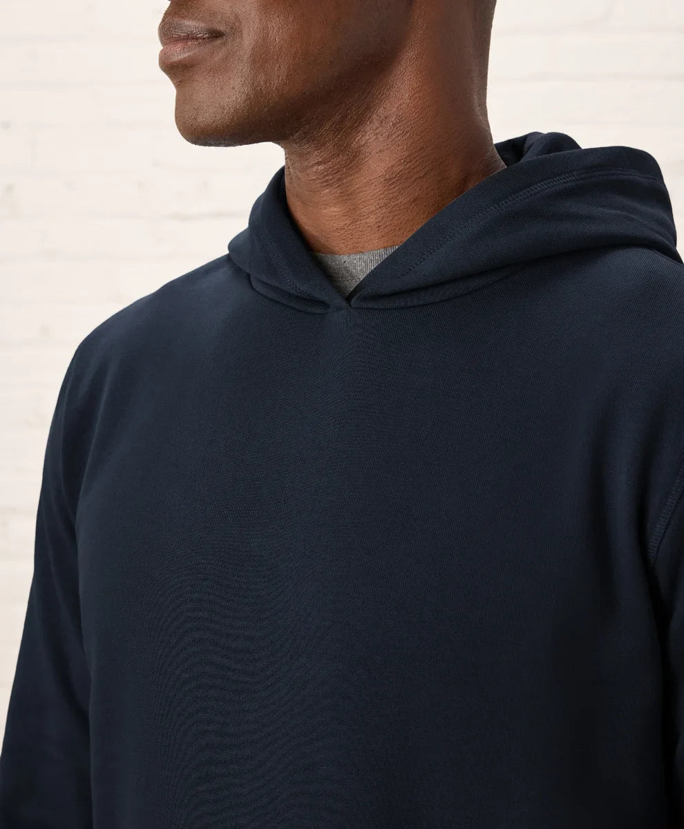 brushed fleece pullover hoodie