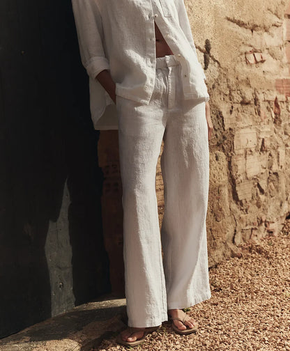 clearance linen easy trouser pant