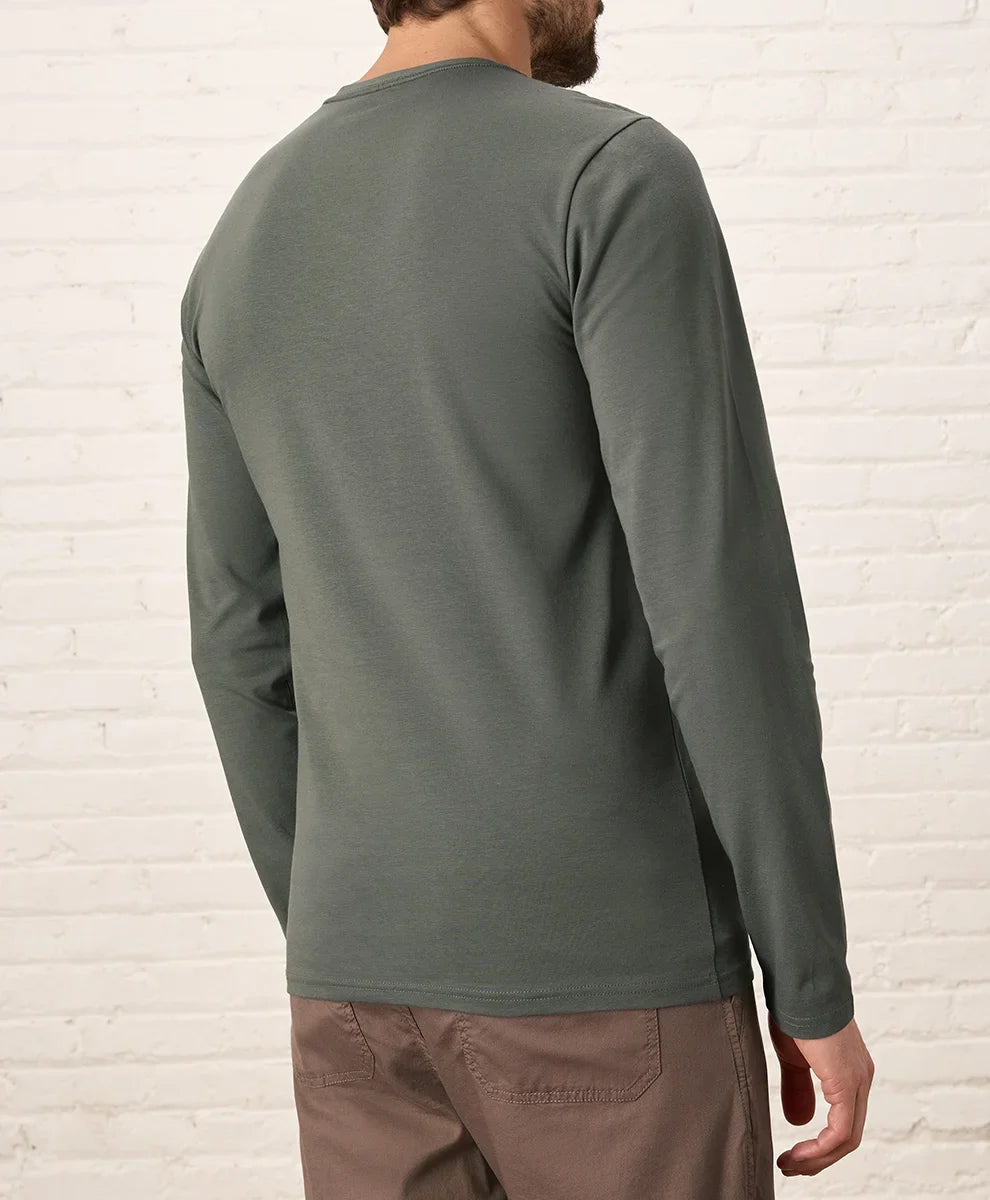 luxe essential slim long sleeve tee