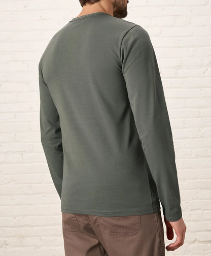 luxe essential slim long sleeve tee