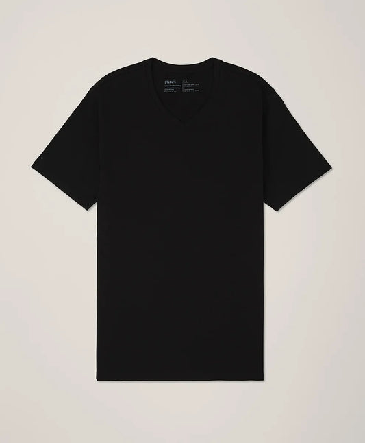 luxe essential slim fit v-neck tee
