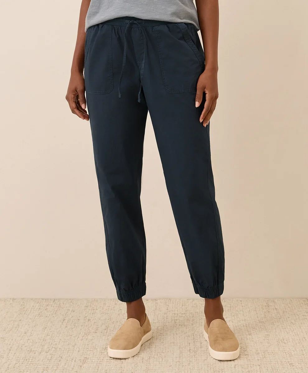clearance stretch poplin jogger