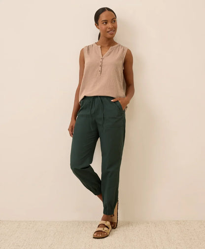 clearance stretch poplin jogger