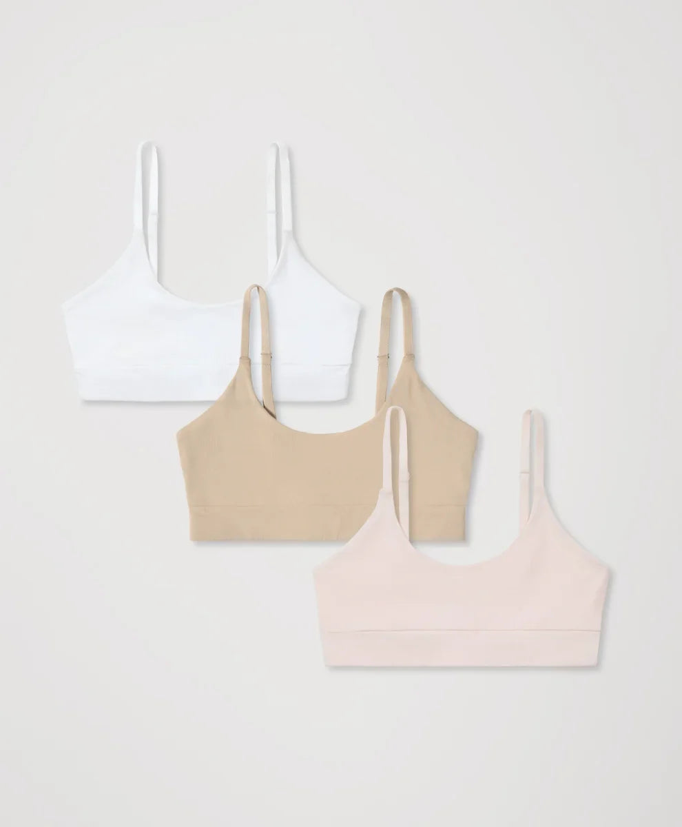 everyday modern scoop bralette 3-pack