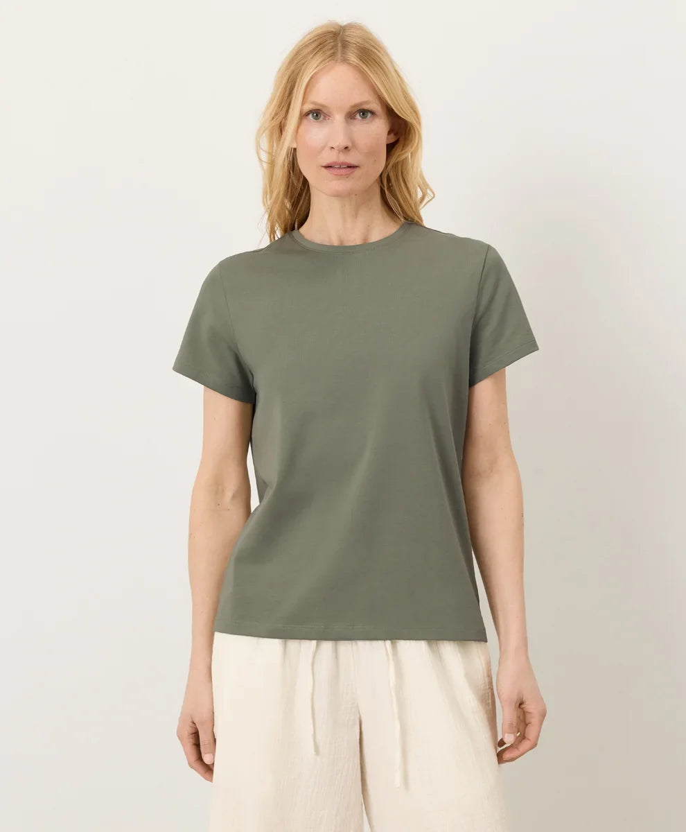 luxe essential crewneck tee