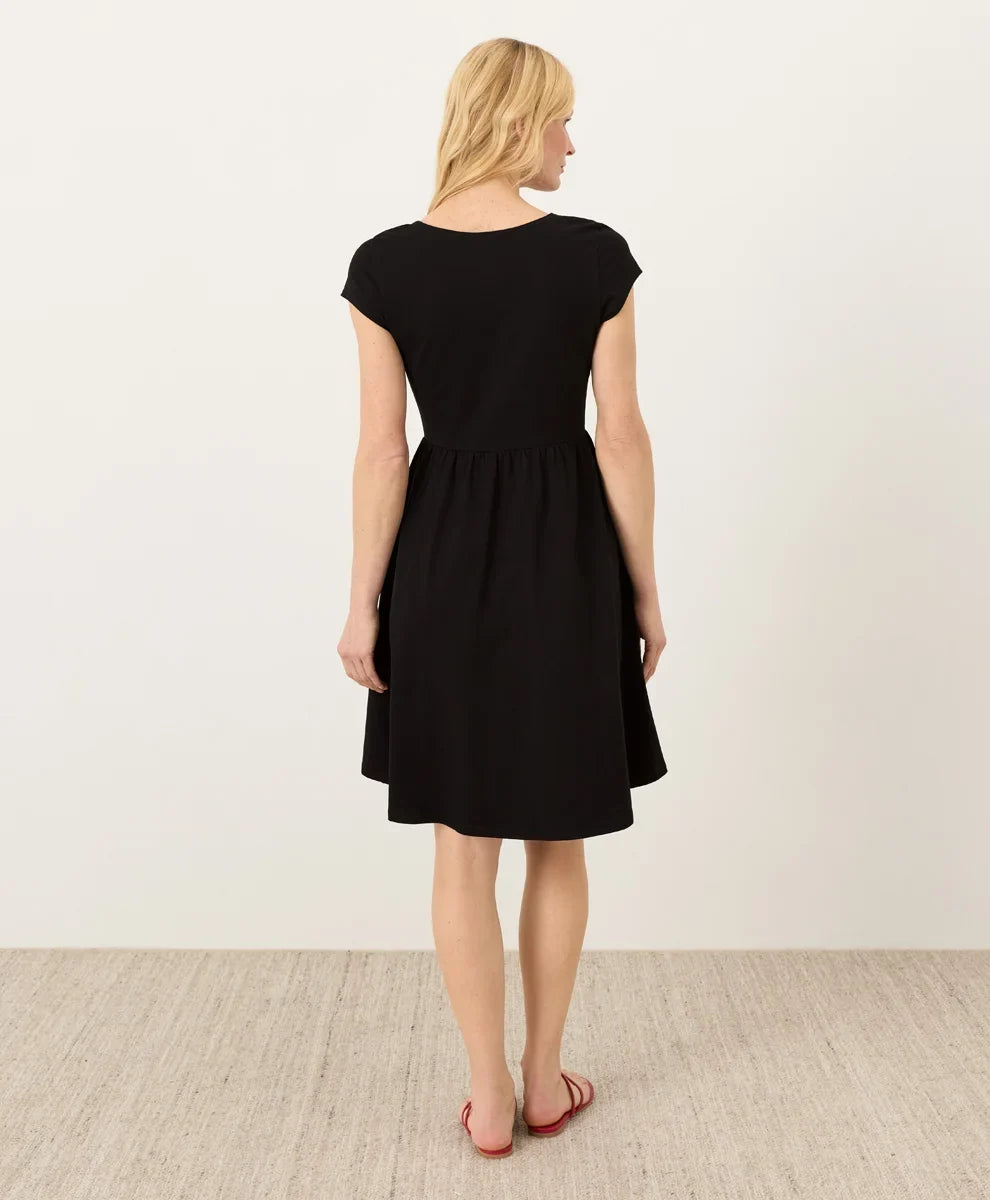 clearance fit & flare crossover dress