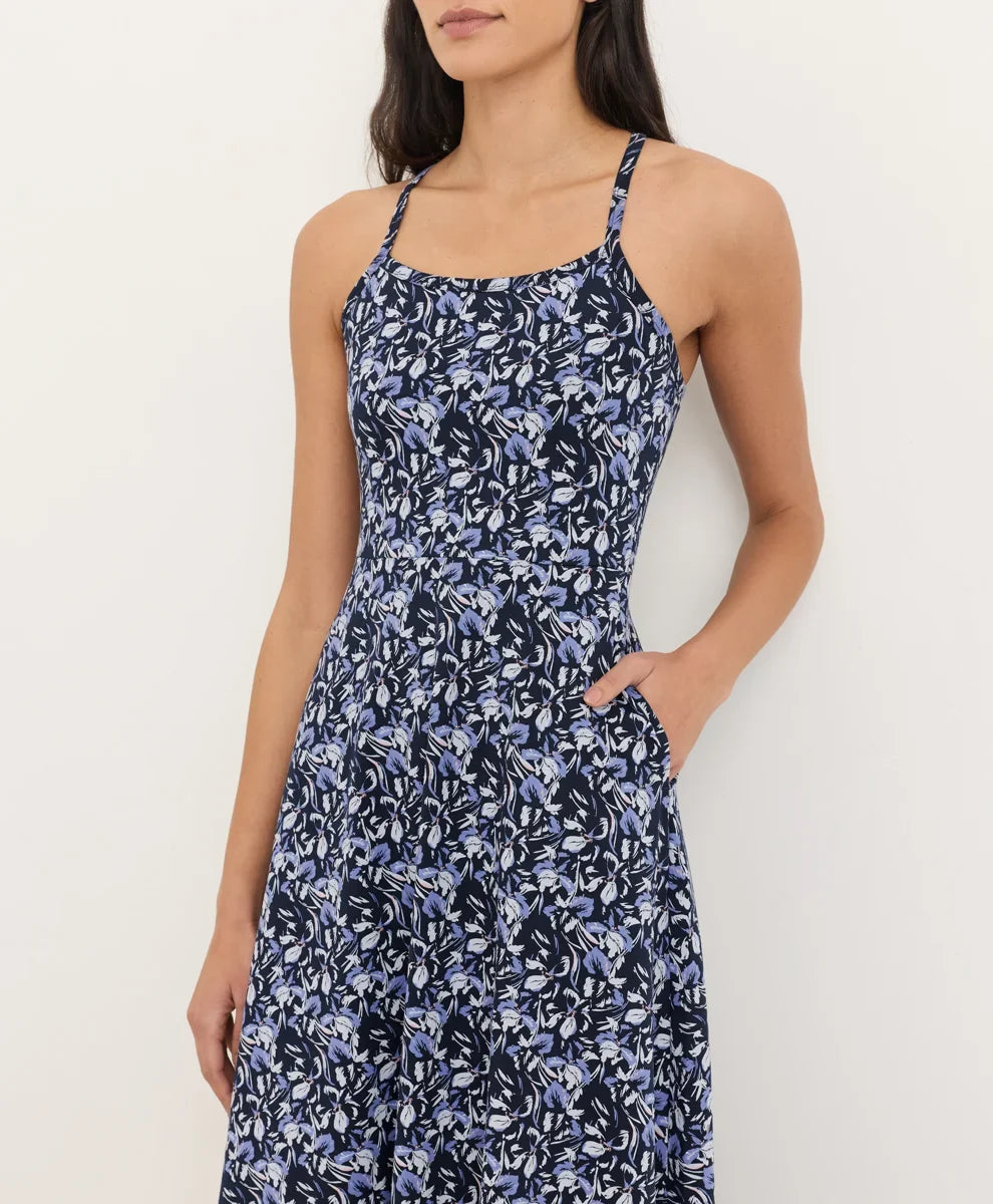 clearance fit & flare midi dress