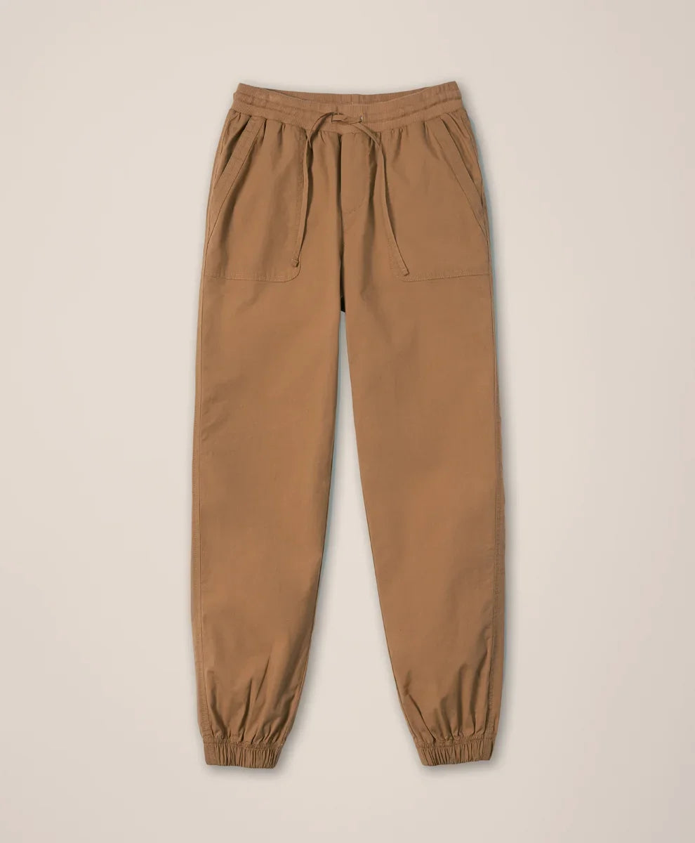 clearance stretch poplin jogger