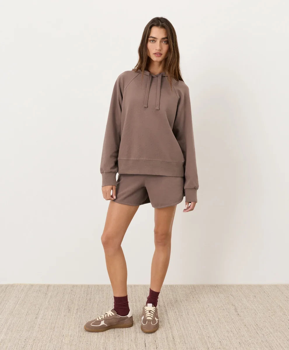 clearance cloudknit curved hem short