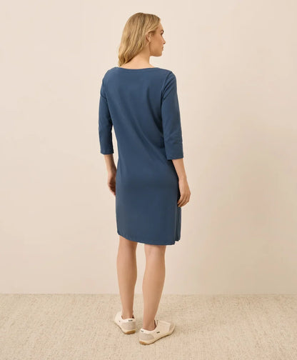 clearance softspun boat neck dress
