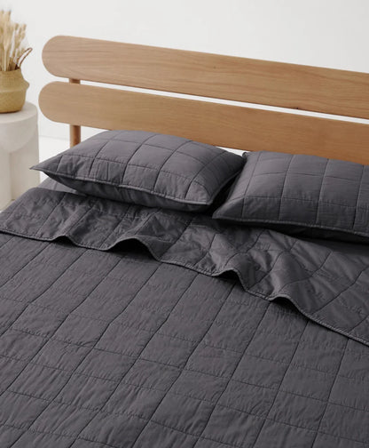 organic quilted sham 2-pack