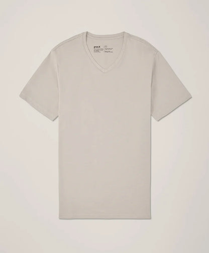 luxe essential slim fit v-neck tee
