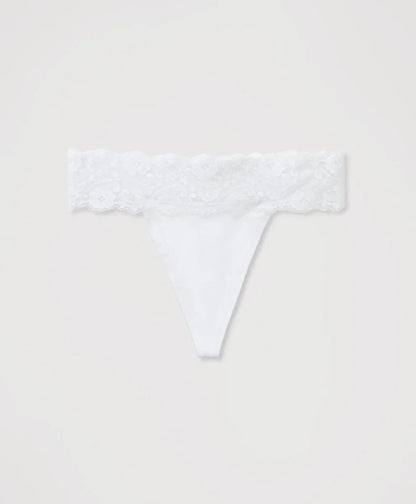 lace waist thong