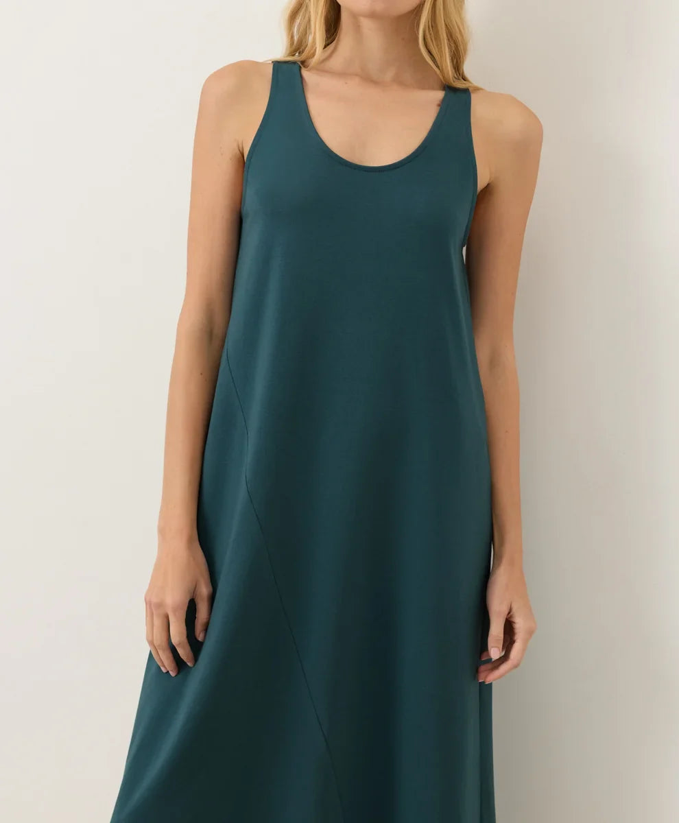 fit & flare relaxed tank dress