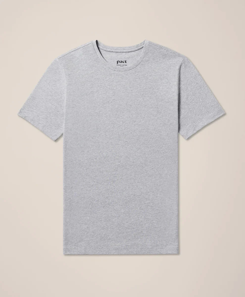 luxe essential slim fit crewneck tee