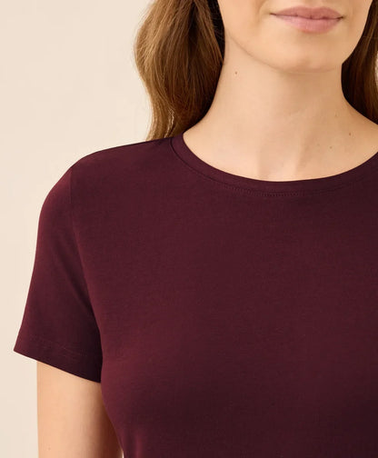 clearance luxe stretch jersey slim tee