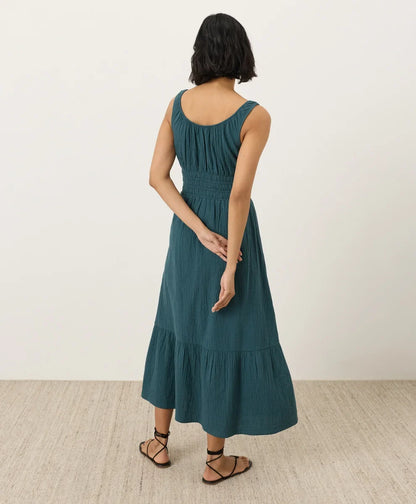 clearance coastal double gauze cami dress
