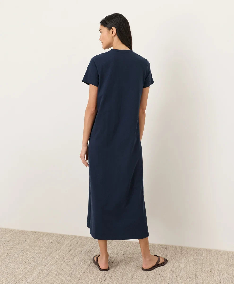clearance soft-slub essential easy tee maxi dress