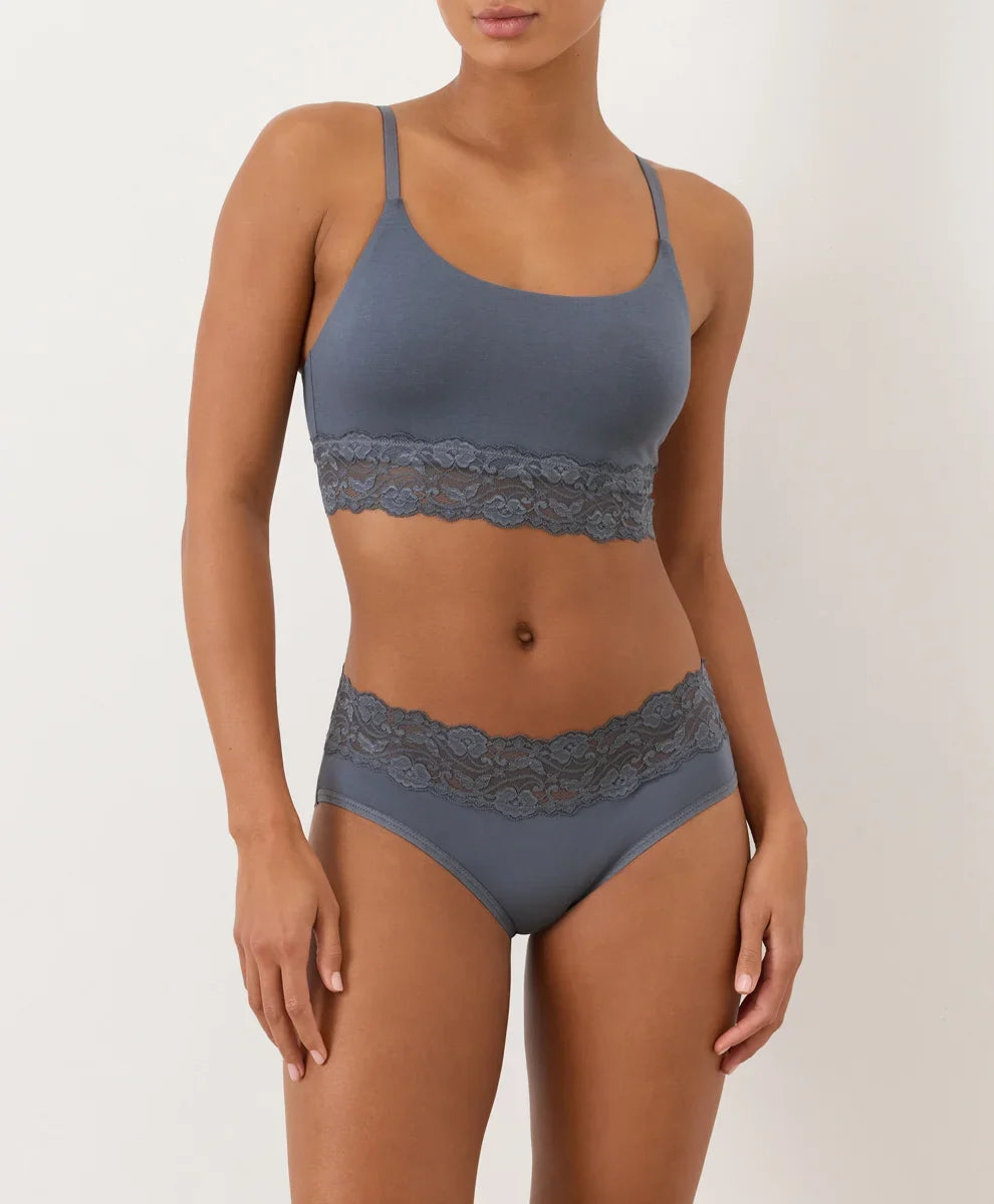 lace waist brief