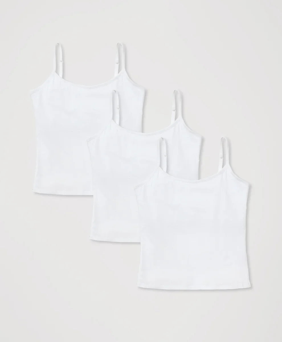 everyday shelf bra cami 3-pack