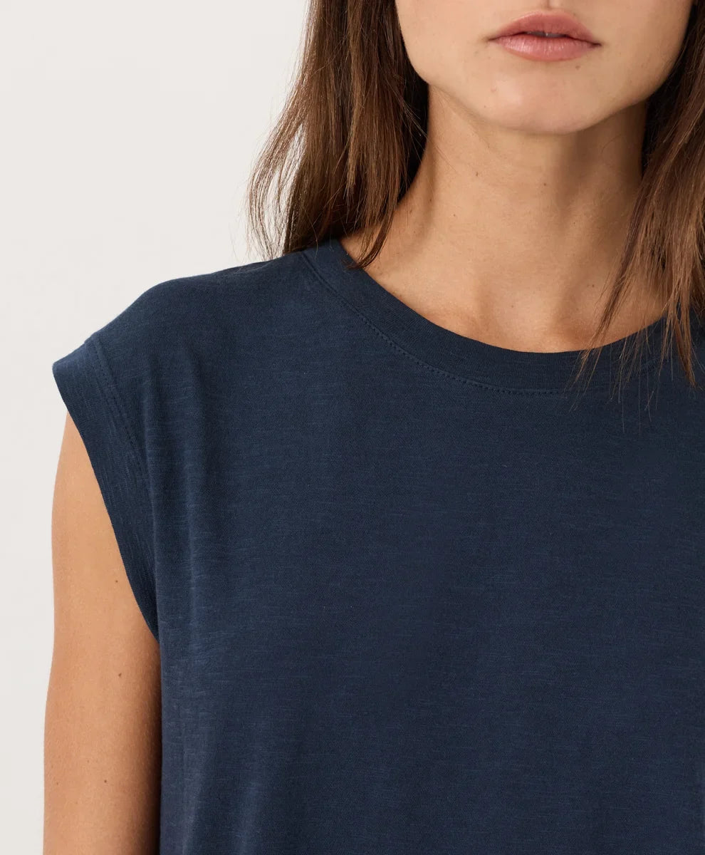 clearance featherweight slub relaxed muscle tee
