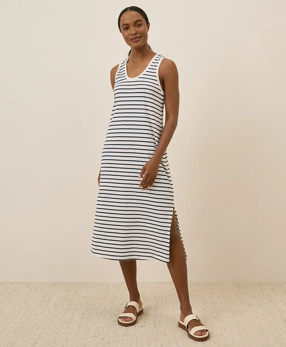 clearance softspun tank midi dress