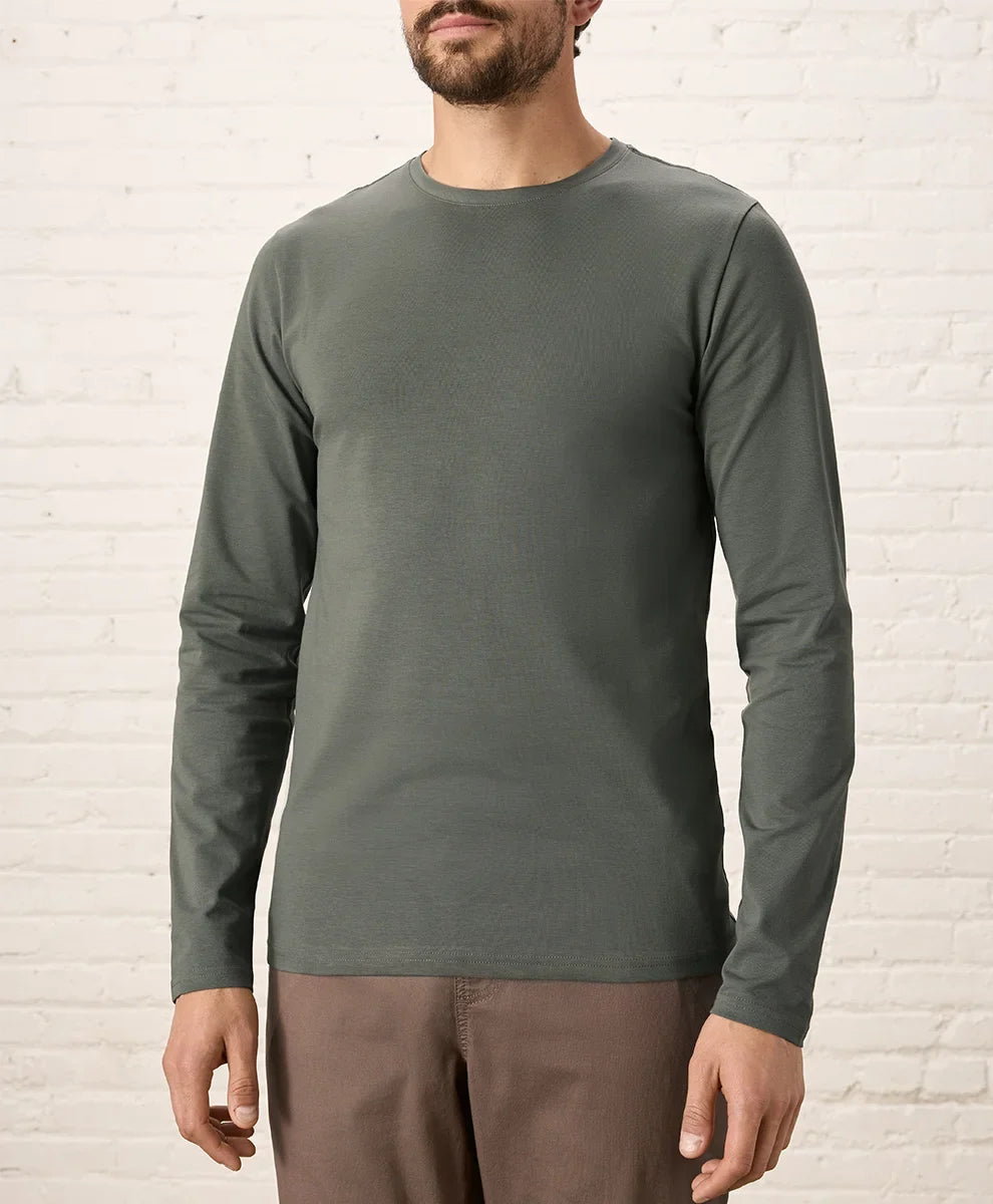 luxe essential slim long sleeve tee