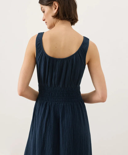 clearance coastal double gauze cami dress