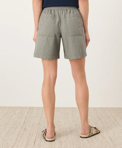 clearance stretch poplin short