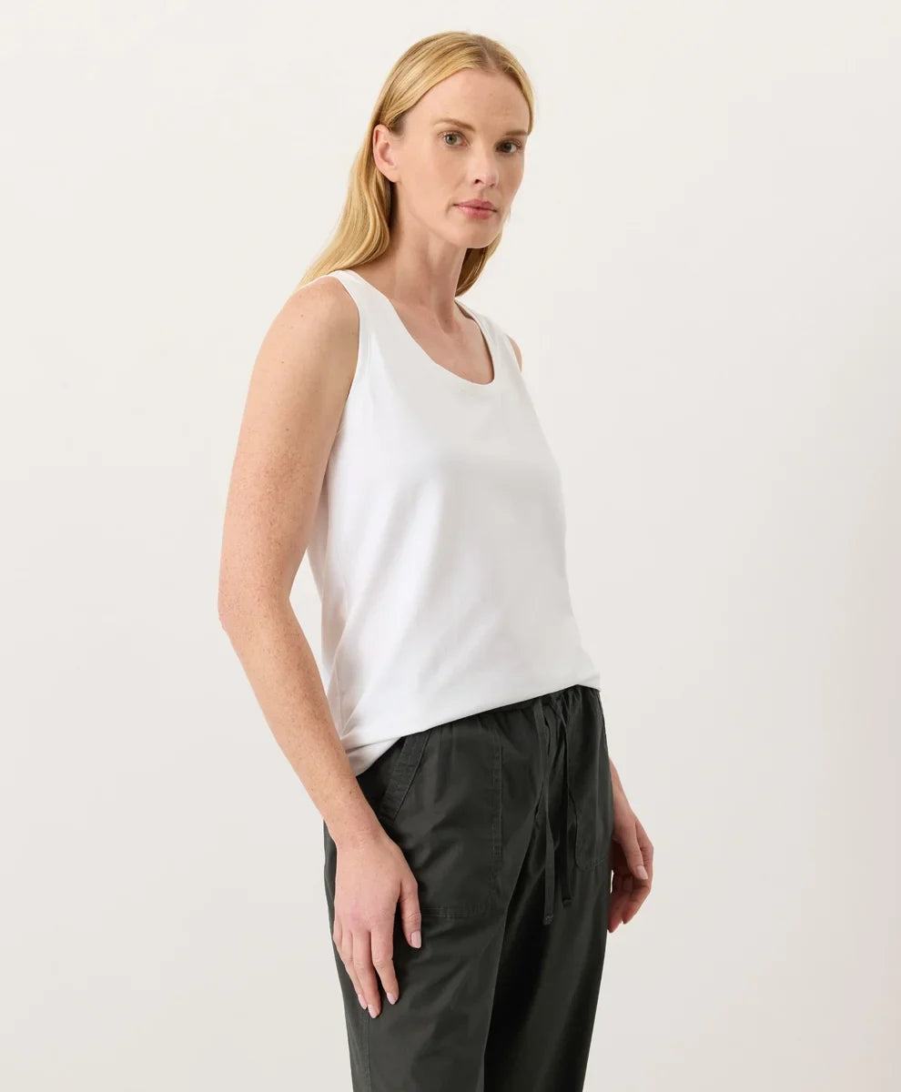 luxe essential scoop neck tank