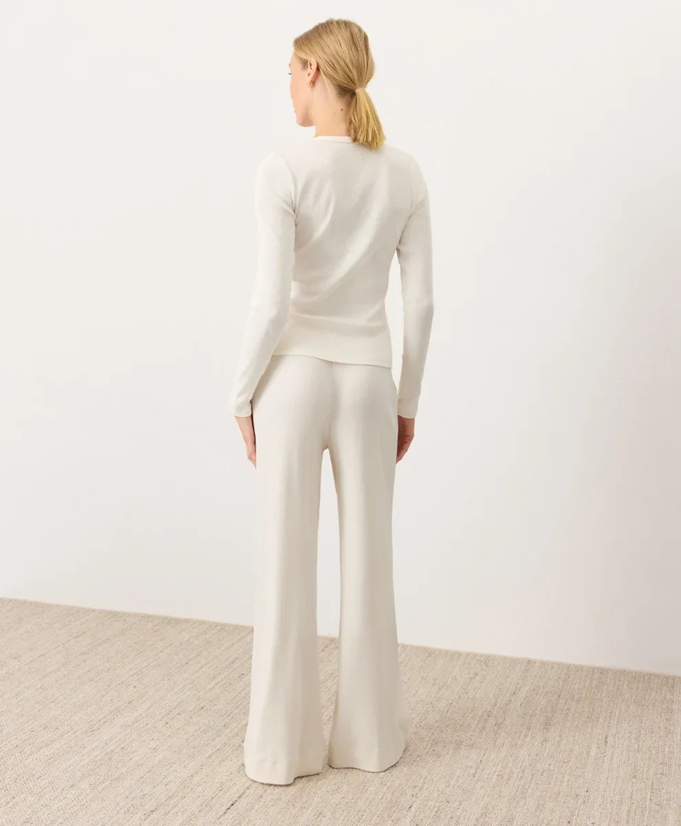 clearance dream rib wide leg lounge pant