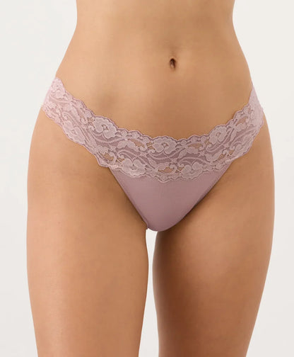 lace waist thong 3-pack