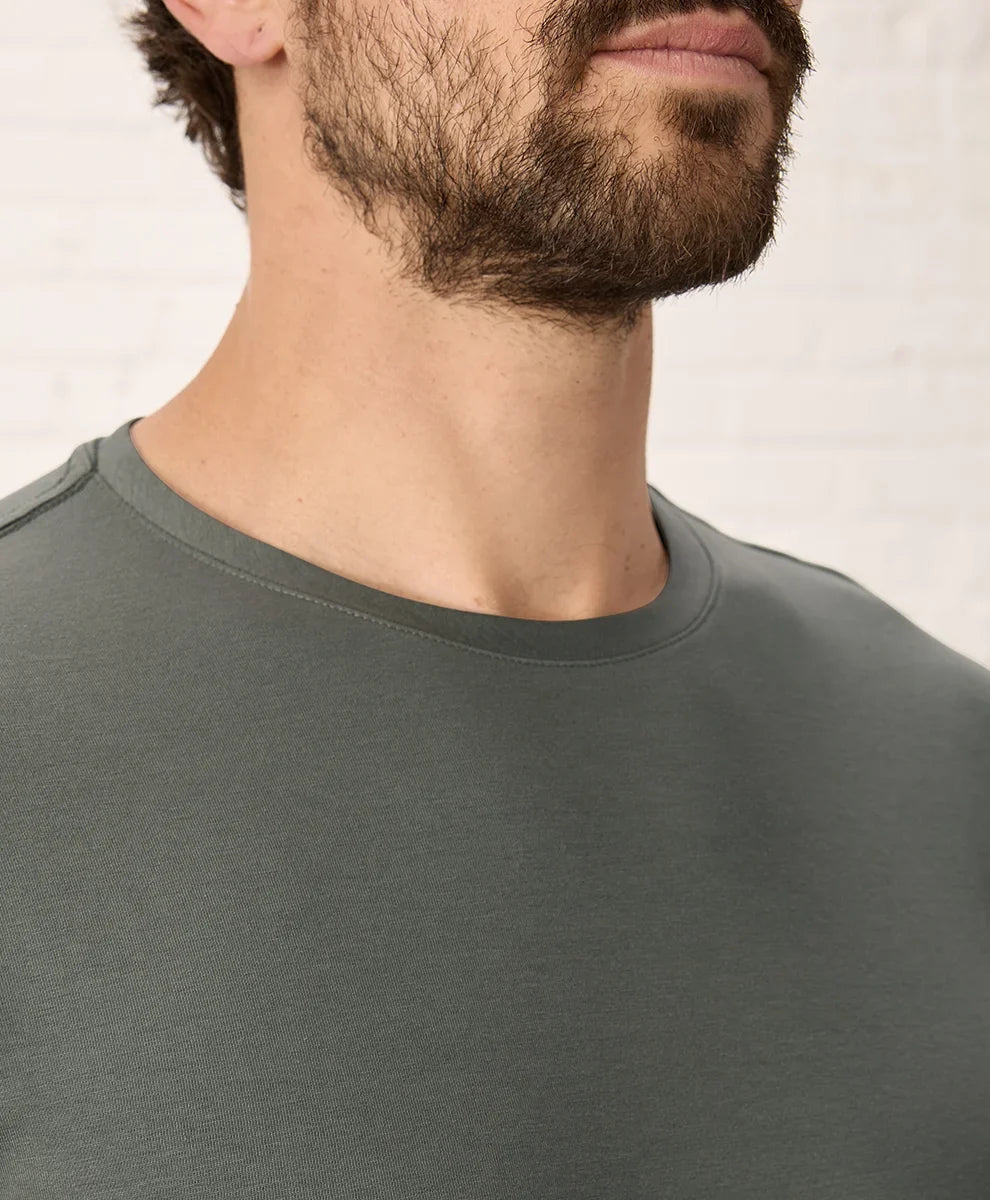 luxe essential slim long sleeve tee