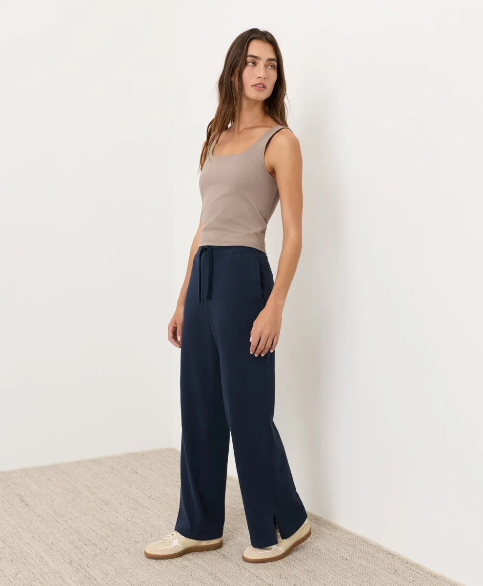 cloudknit wide leg pant