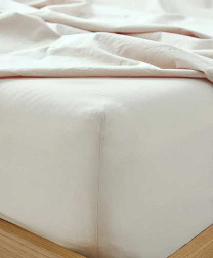 organic cool-air percale fitted sheet