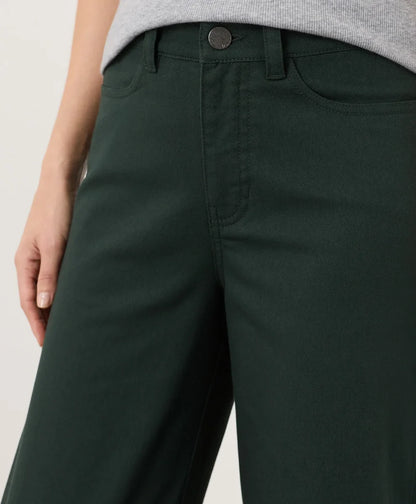 clearance stretch twill wide leg pant