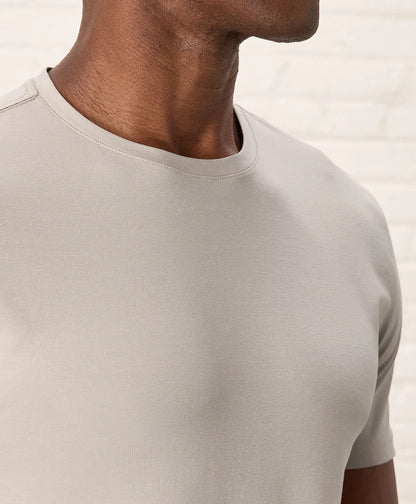 luxe essential slim fit crewneck tee